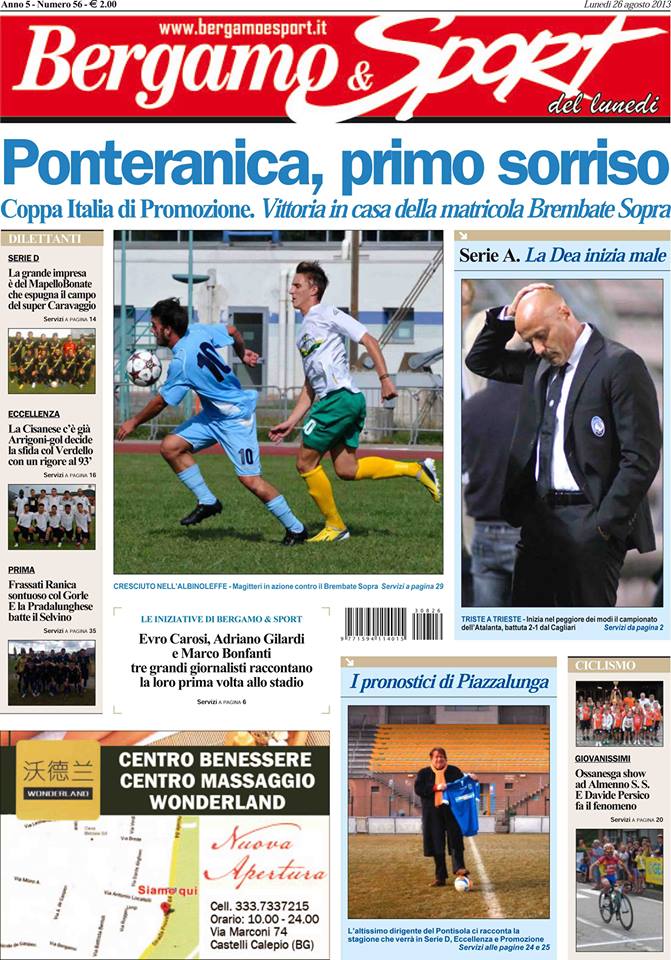 Bergamo & Sport oggi in edicola: un numero imperdibile!