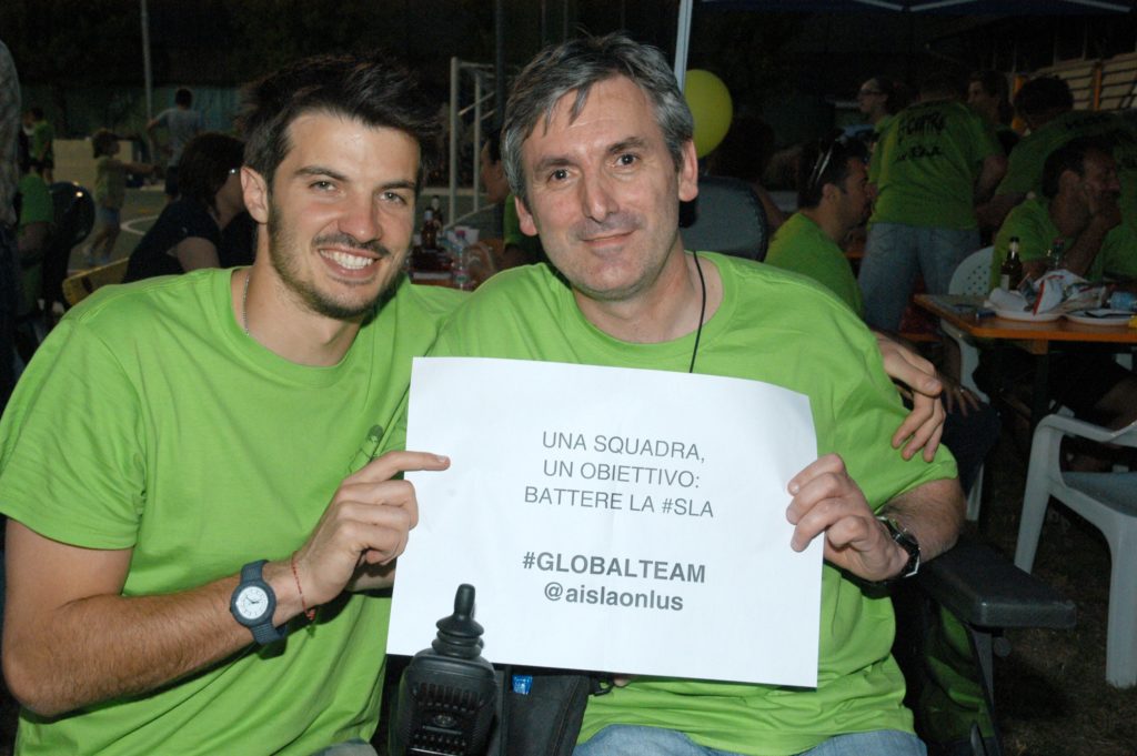 I bergamaschi Agazzi e Belotti testimonial in occasione della giornata mondiale sulla Sla
