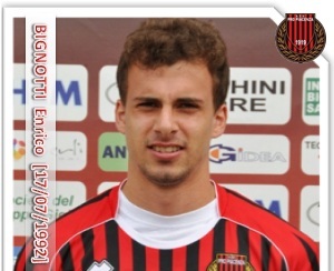 Gran colpo del Caravaggio: preso Enrico Bignotti, classe 1992, ex Pro Piacenza e Aurora Seriate