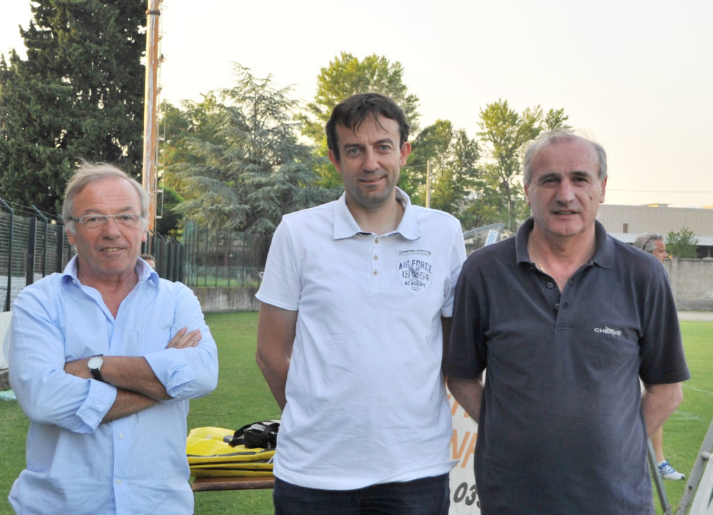 Pontisola: prima foto di Marco Brembilla con i vertici dei Blues