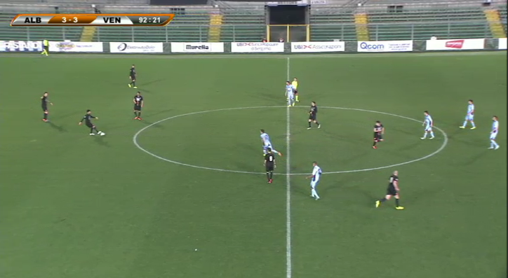 AlbinoLeffe, incredibile rimonta col Venezia: da 0-3 a 3-3 nell’ultimo quarto d’ora