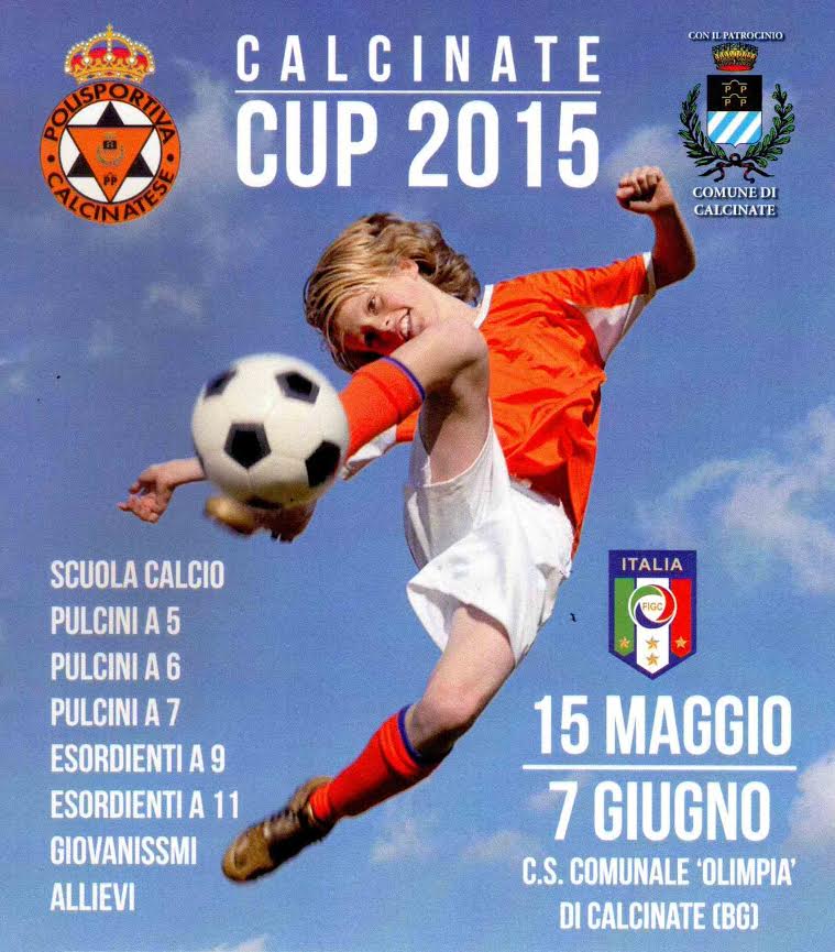 Calcio giovanile, grande entusiasmo per la Calcinate Cup 2015