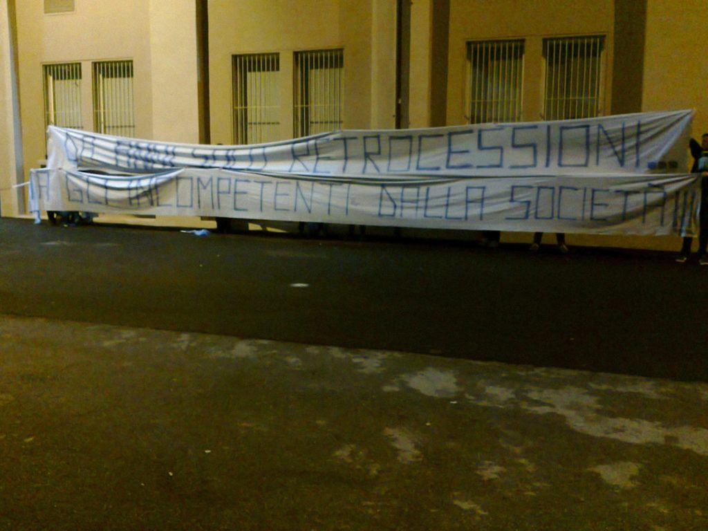 L’AlbinoLeffe sprofonda e i tifosi protestano: “Via gli incompetenti dalla società”