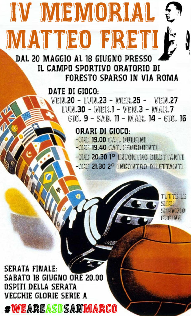 Foresto, ancora pochi giorni e sarà tempo di Memorial Matteo Freti