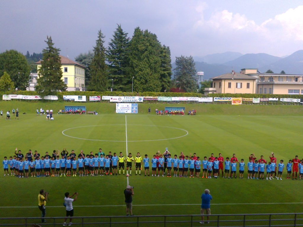 Atalanta-Giana, risolve Paloschi davanti ai ragazzi dello Yanbian