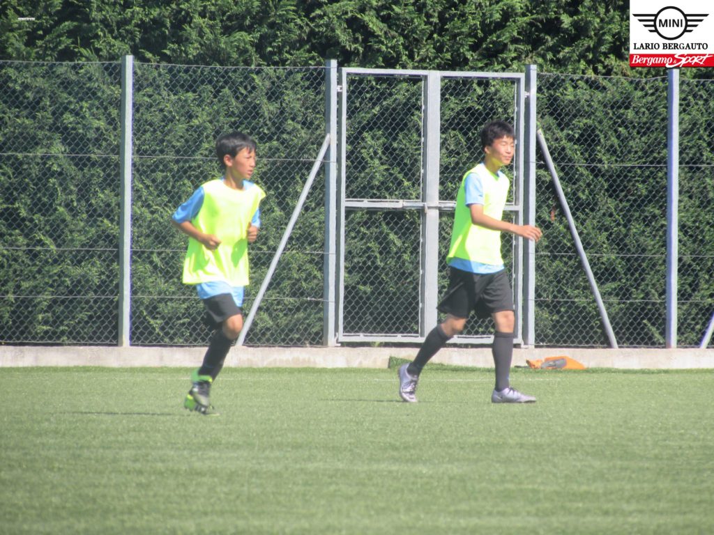 Zingonia, primo test contro la selezione atalantina per le piccole “Tigri” di Yanbian