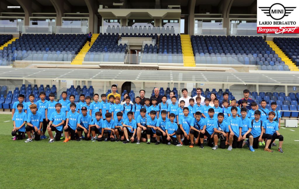 Atalanta-Yanbian, gemellaggio sempre più forte. Arrivati a Bergamo 50 ragazzini della squadra cinese