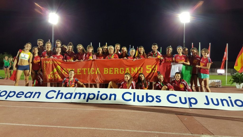 Atletica Bergamo 1959 protagonista in Spagna alla Coppa Europa per club junior