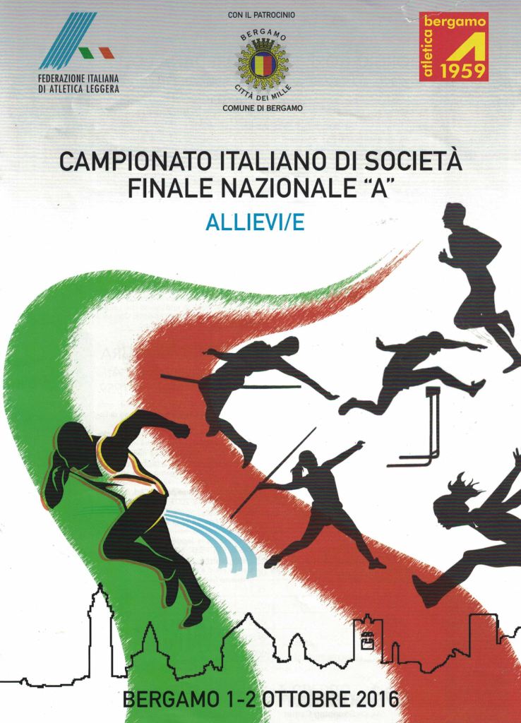 Atletica, la finale nazionale A dei campionati di società Allievi si svolgerà a Bergamo