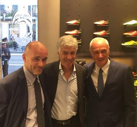 Atalanta, inaugurato il nuovo store. Percassi: “Gasp, un coraggio da leone”