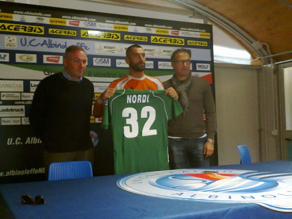 AlbinoLeffe, ecco Nordi. Alvini: “Stiamo andando oltre le aspettative”