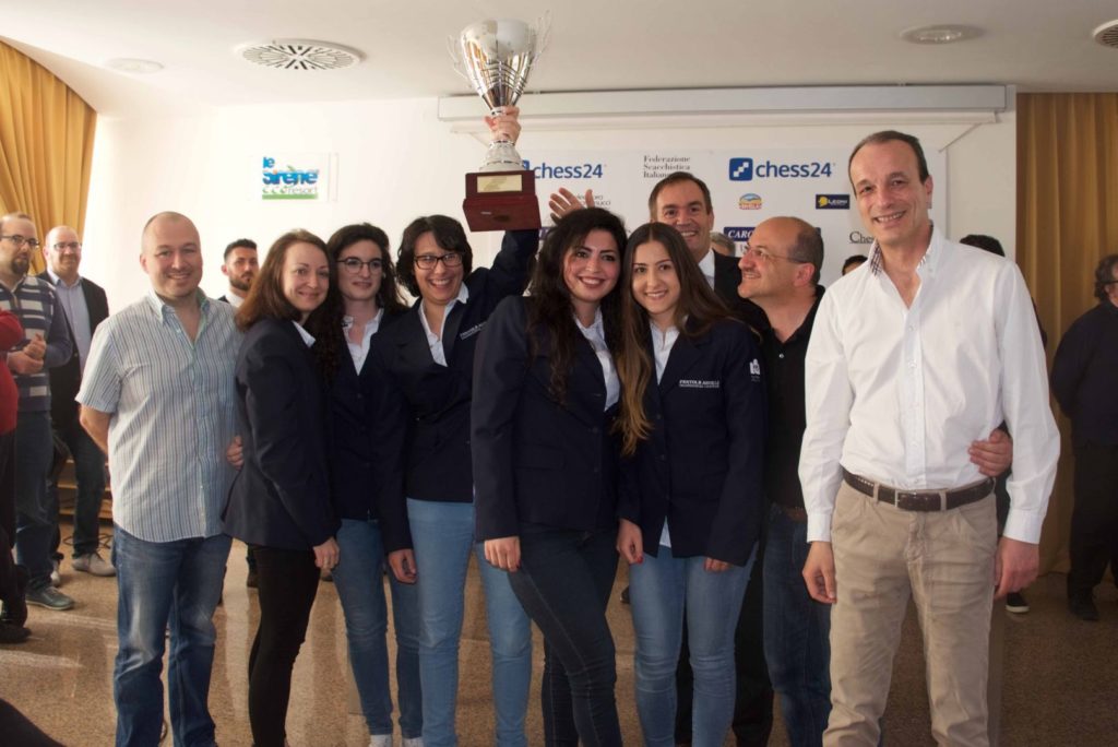 Scacchi, Bergamo sul tetto d’Italia: Caissa Italia Pentole Agnelli vince il tricolore femminile