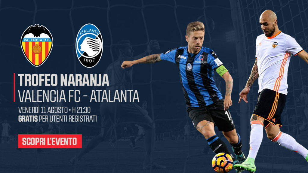 Valencia-Atalanta in diretta gratuita su Sportube