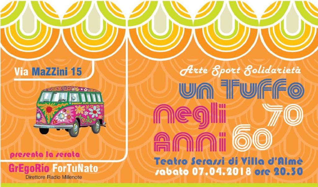 Arte Sport e Solidarietà sabato 7 aprile a Villa d’Almè