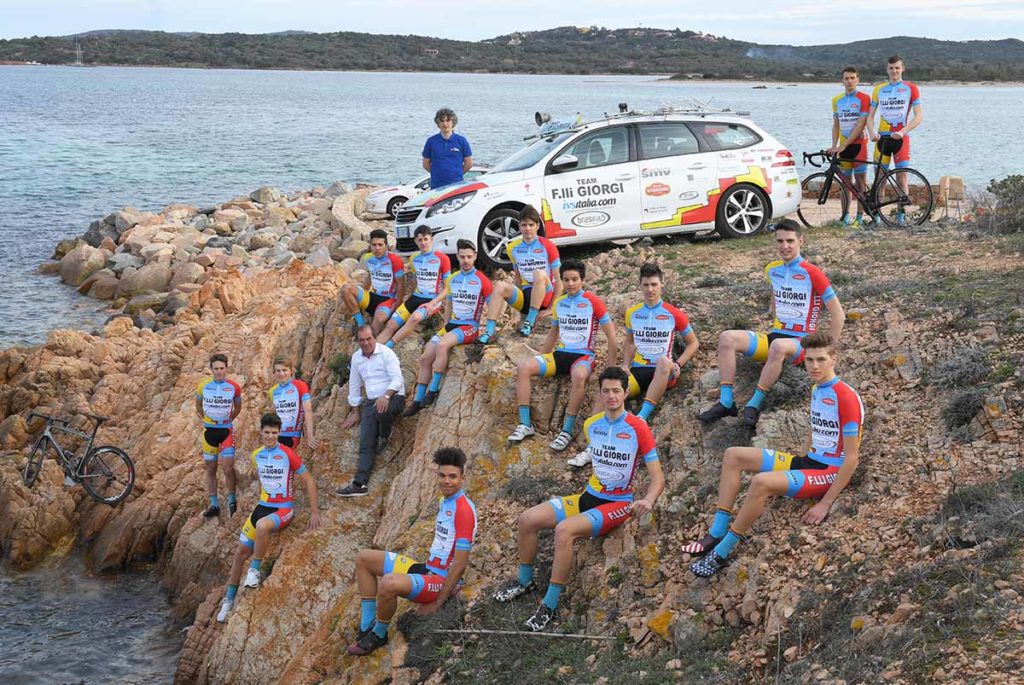 La Juniores del Team F.lli Giorgi lancia la nuova stagione in Sardegna