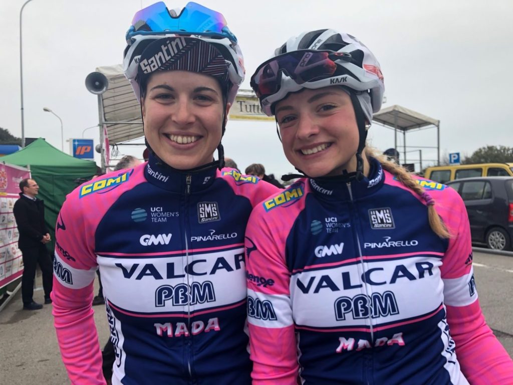 Ilaria Sanguineti e Chiara Consonni (Valcar-PBM) seconda e terza a Montignoso