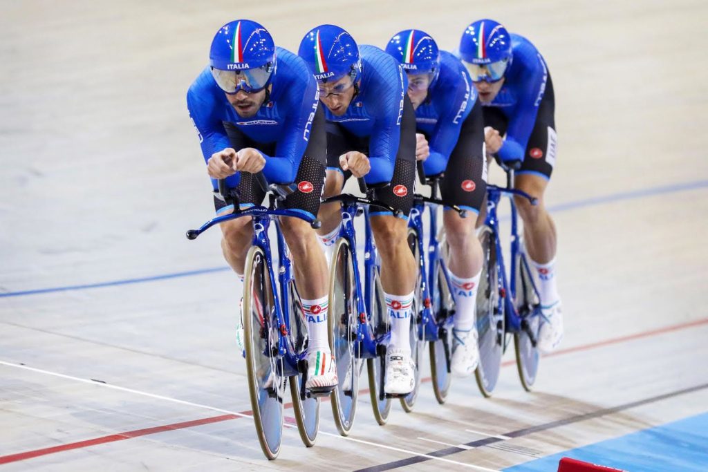 Francesco Lamon (Team Colpack) medaglia di bronzo ai Mondiali su pista di Apeldoorn. Nel quartetto anche Simone Consonni di Brembate Sopra