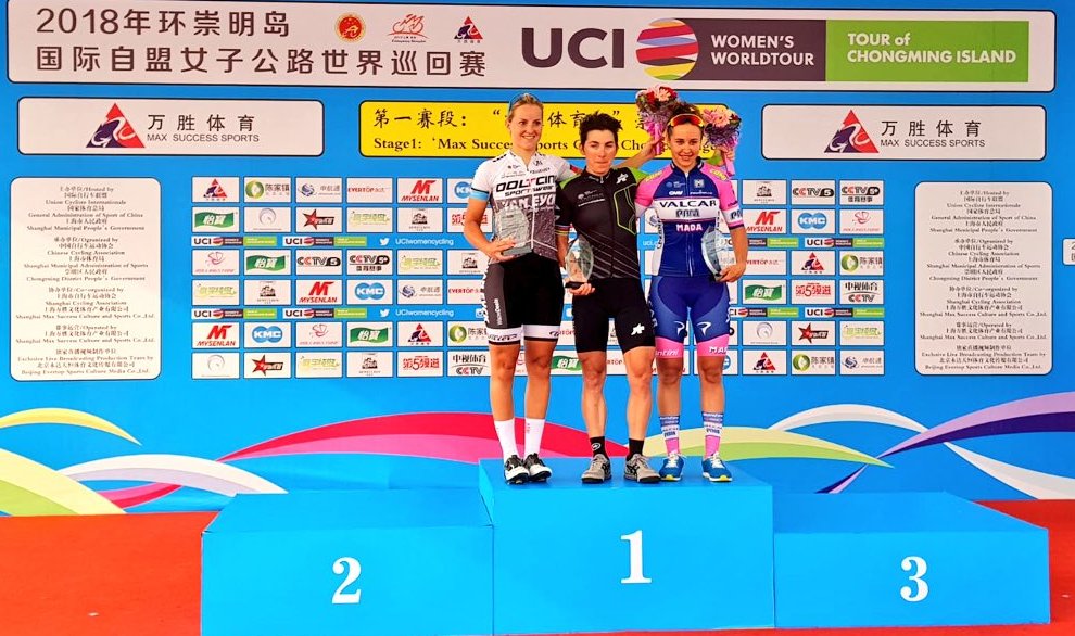 Silvia Persico da leggenda, è terza nella gara World Tour in Cina. Podio anche per Maria Giulia Confalonieri, seconda al GP Liberazione