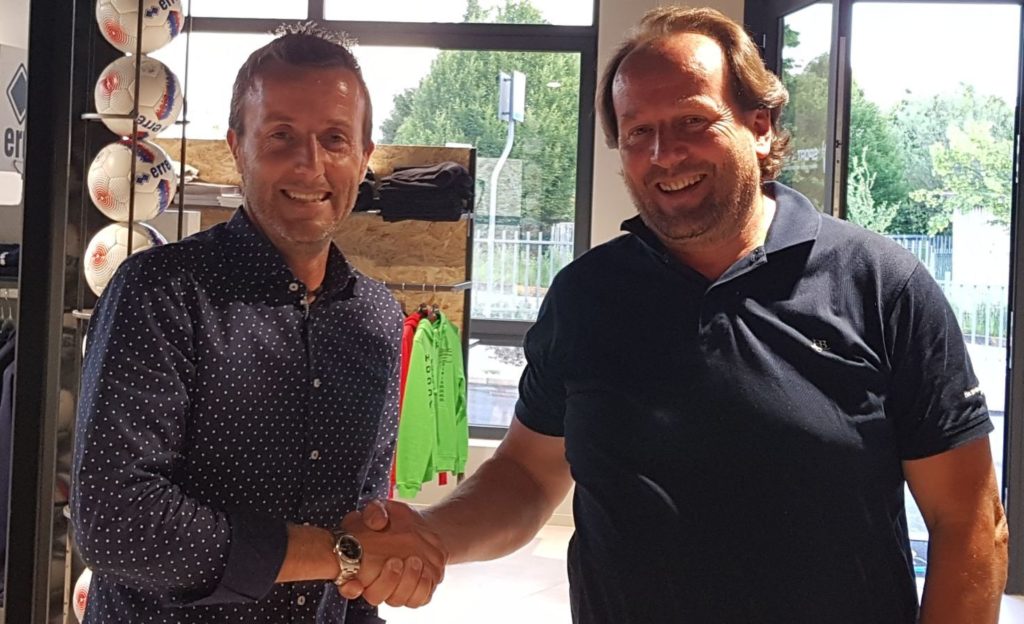 Il saluto del Brusa a mister Mignani