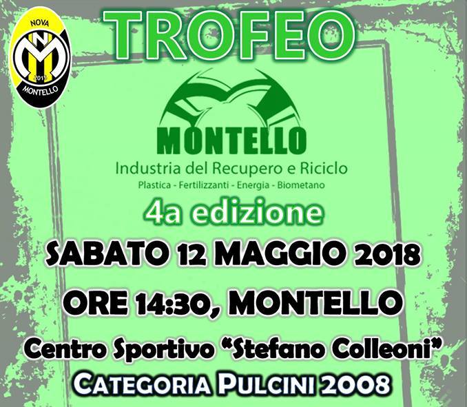 Nova Montello: sabato 12 maggio la 4a edizione del Trofeo Montello Spa