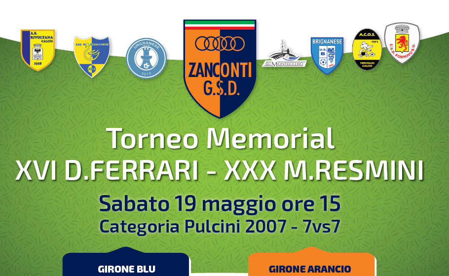 Zanconti: sabato 19 maggio il Memorial Ferrari – Resmini per Pulcini 2007