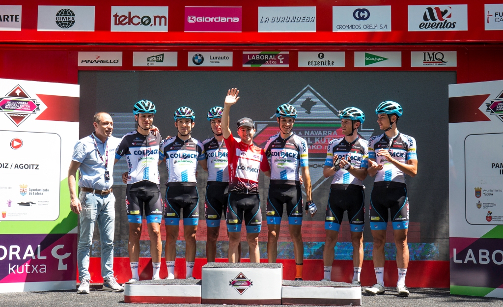 Francesco Romano è il re della Vuelta a Navarra. Team Colpack formidabile in Spagna