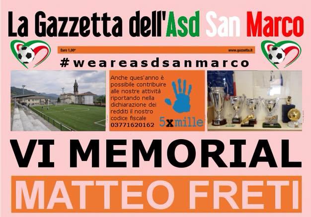 A Foresto Sparso al via il Sesto Memorial Matteo Freti