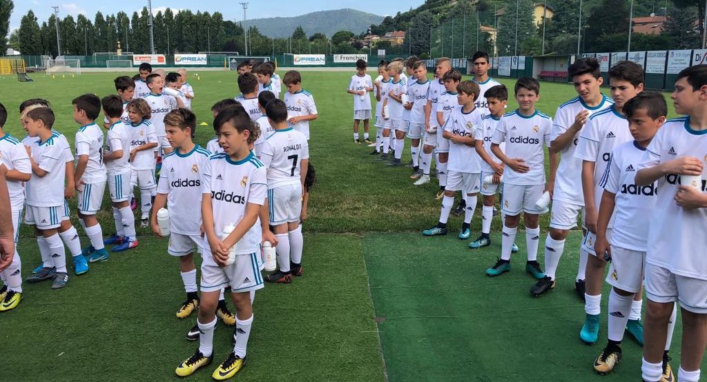 A Scanzo una settimana di calcio sognando il Real Madrid: è iniziato il secondo Real Madrid Camp