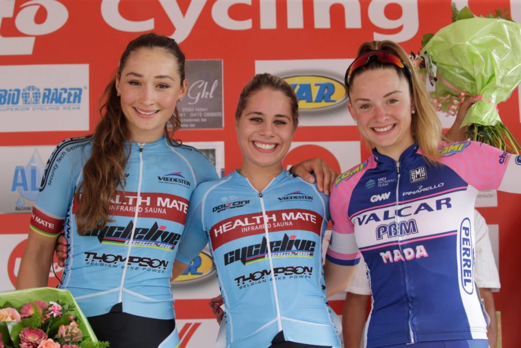 Valcar-PBM: Chiara Consonni è terza allo SPAR Flanders Diamond Tour. Nelle dieci anche Ilaria Sanguineti, quarta, e Silvia Persico, settima.