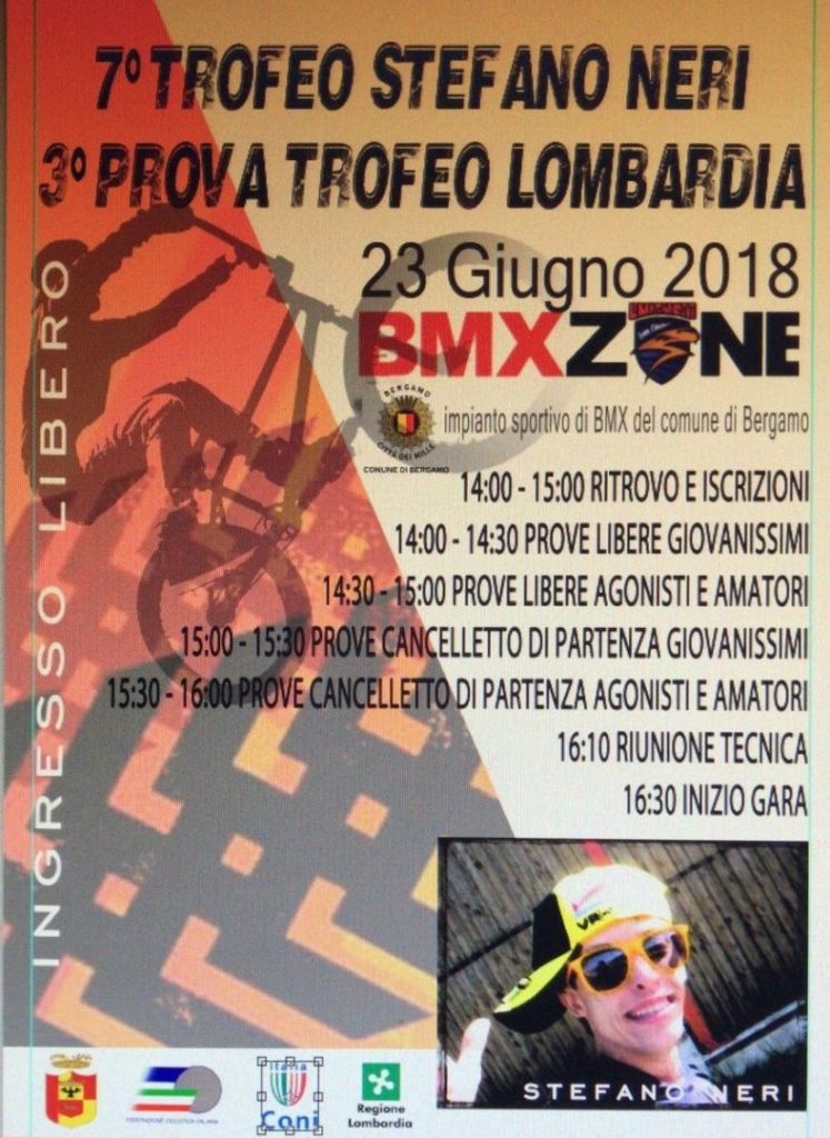 Sabato 23 giugno appuntamento con la BMX a Bergamo