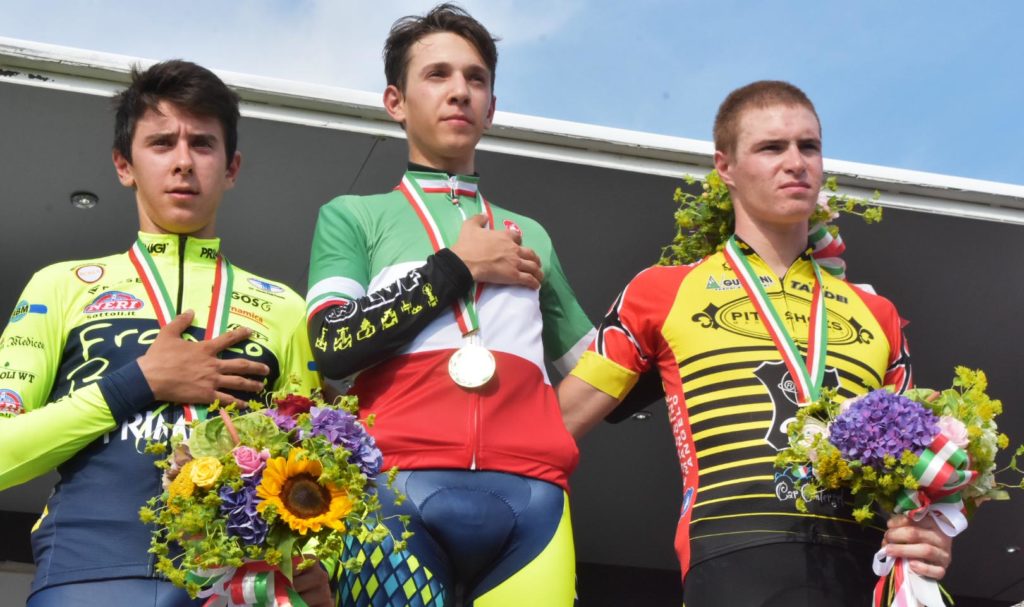 Team LVF: Andrea Piccolo campione italiano a cronometro tra gli Juniores