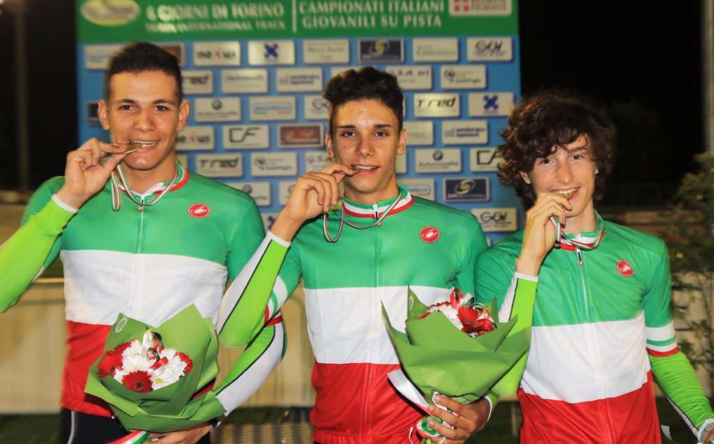 Andrea D’Amato (Team F.lli Giorgi) campione italiano della Velocità a squadre