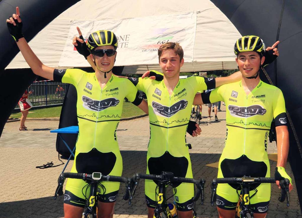 Tripletta del Team LVF a Bogogno: 1° Meris, 2° Berzi e 3° Salvetti Piccolo e Rubino protagonisti in azzurro al Gp General Patton