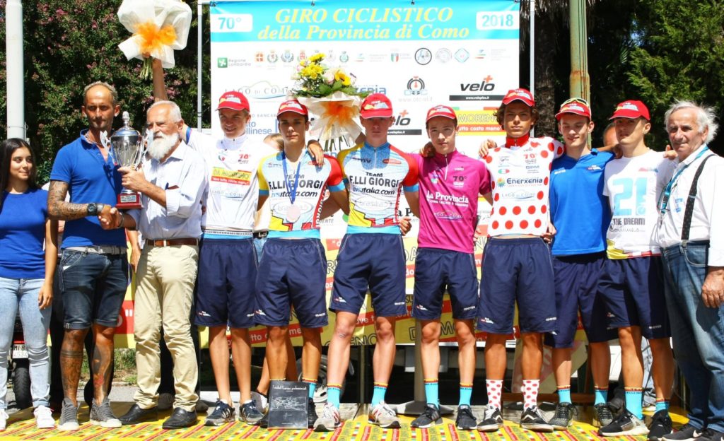 Alessandro Belussi vince ad Appiano Gentile, il Team Giorgi domina il Giro di Como