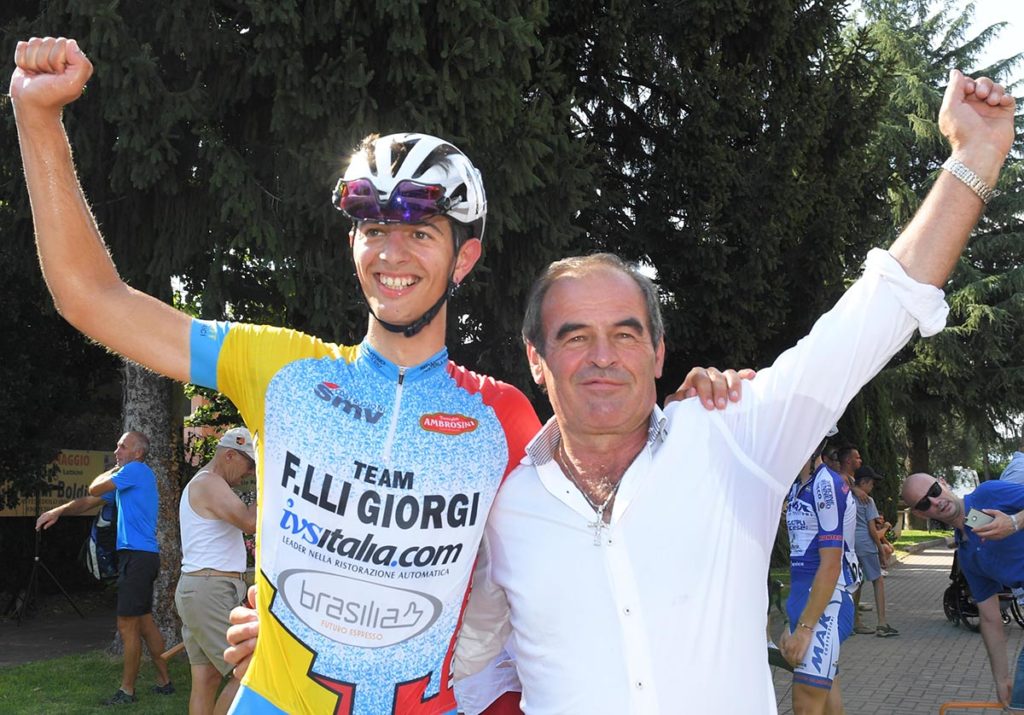 Yuri Brioni a Castenedolo, festeggia la sua prima vittoria tra gli Juniores