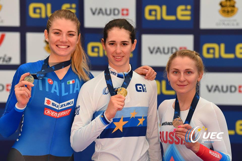 Campionati europei pista: Marta Cavalli e Gloria Scarsi vincono inseguimento individuale e scratch
