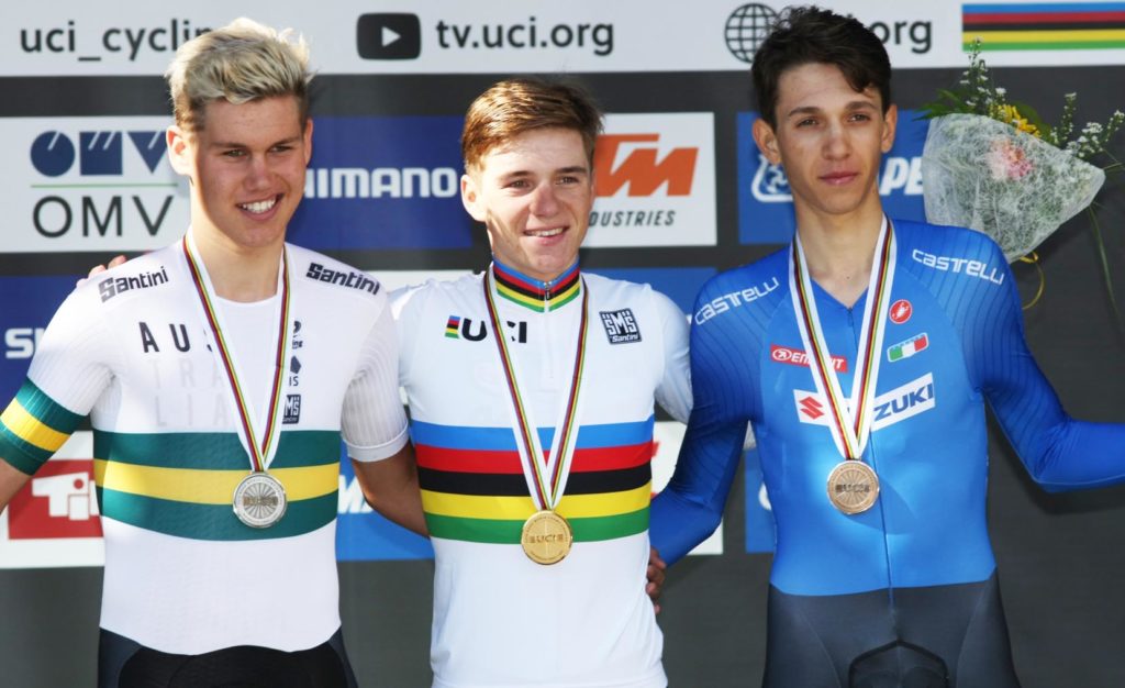 Andrea Piccolo (Team LVF): storico bronzo al Mondiale a cronometro Juniores