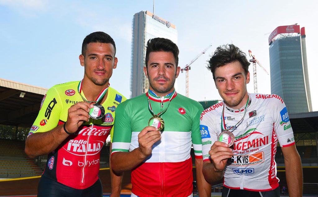 Francesco Lamon (Team Colpack) campione italiano dell’Omnium al Vigorelli