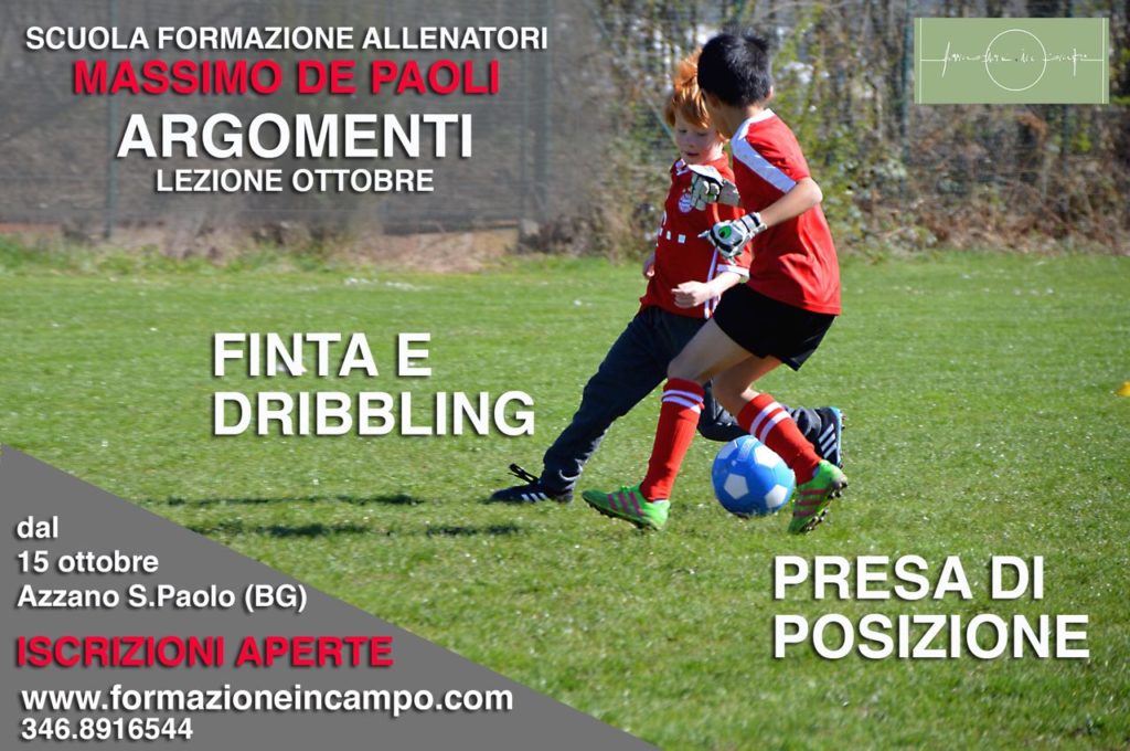Scuola di formazione Allenatori Massimo De Paoli. Un percorso per gli allenatori e un dovere per dare il meglio a bambini e giovani atleti