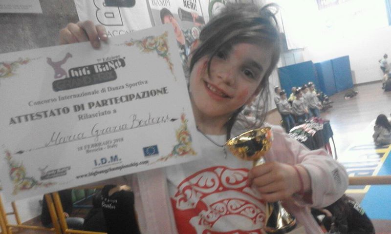 Il sogno della piccola seriatese Maria Grazia, astro nascente della danza