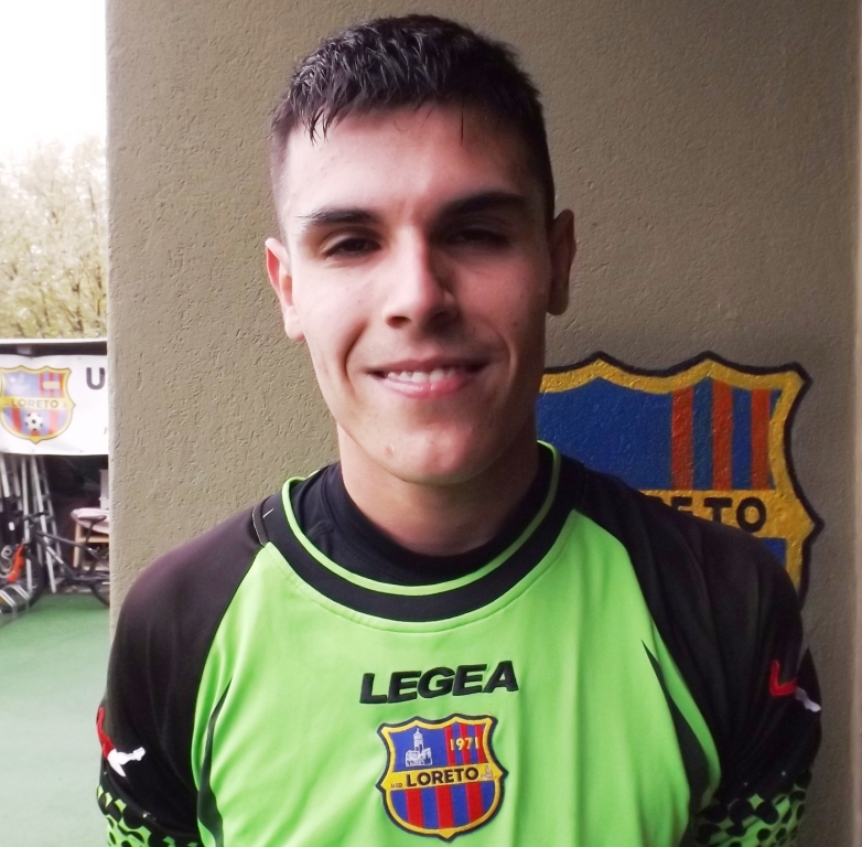Parola a Luca Previtali il portierone del Loreto che il 16 novembre compie 20 anni
