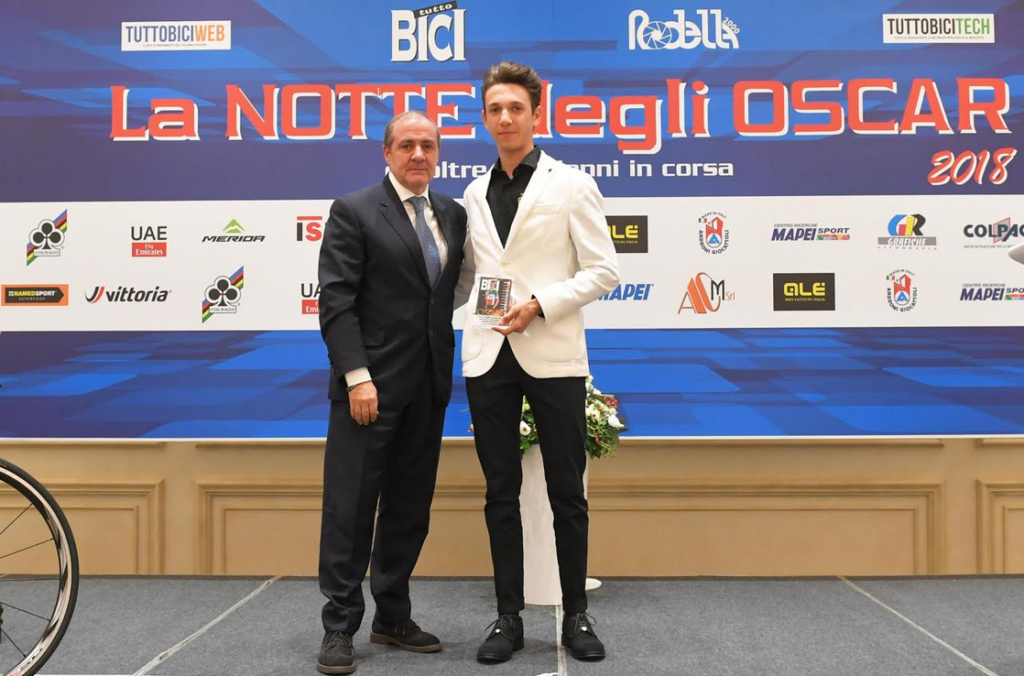 Andrea Piccolo premiato con l’Oscar tuttoBICI