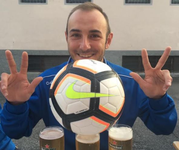 Il calciatore dell’anno solare 2018, ecco Matteo Sora, campionissimo dell’Atletico Sarnico: “Questo riconoscimento è dedicato a mia mamma e a mio papà”