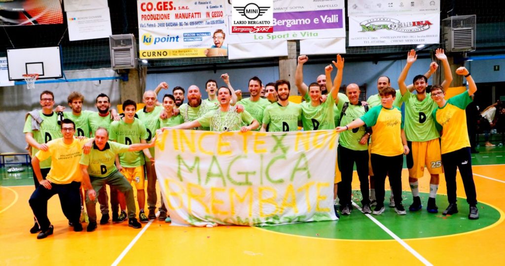Basket, Brembate Sopra tocca il cielo con un dito: è Serie D!