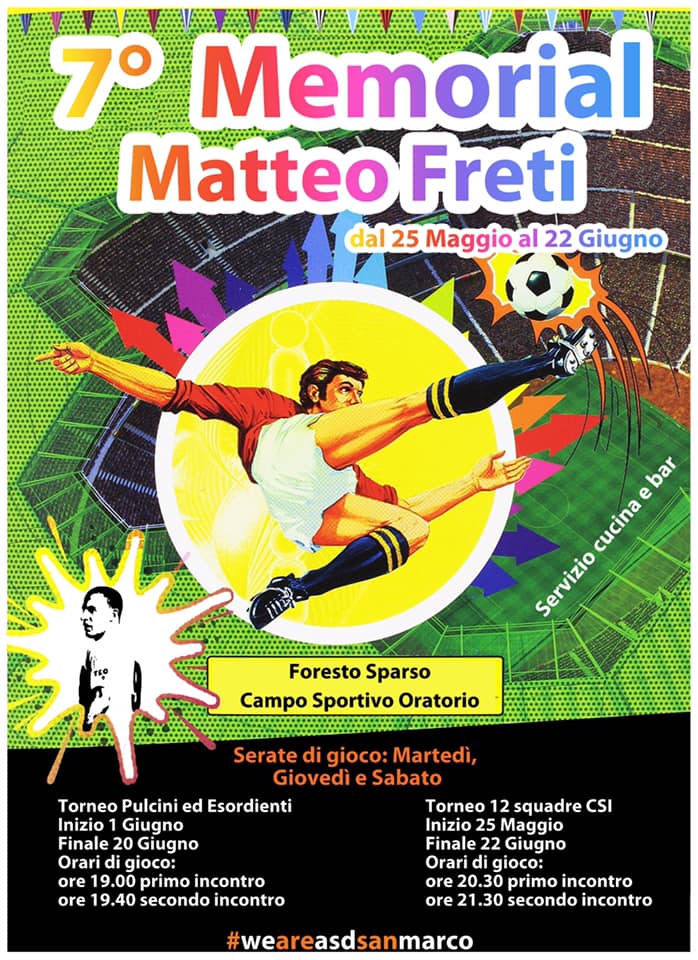 A Foresto Sparso parte il 7° Memorial Matteo Freti