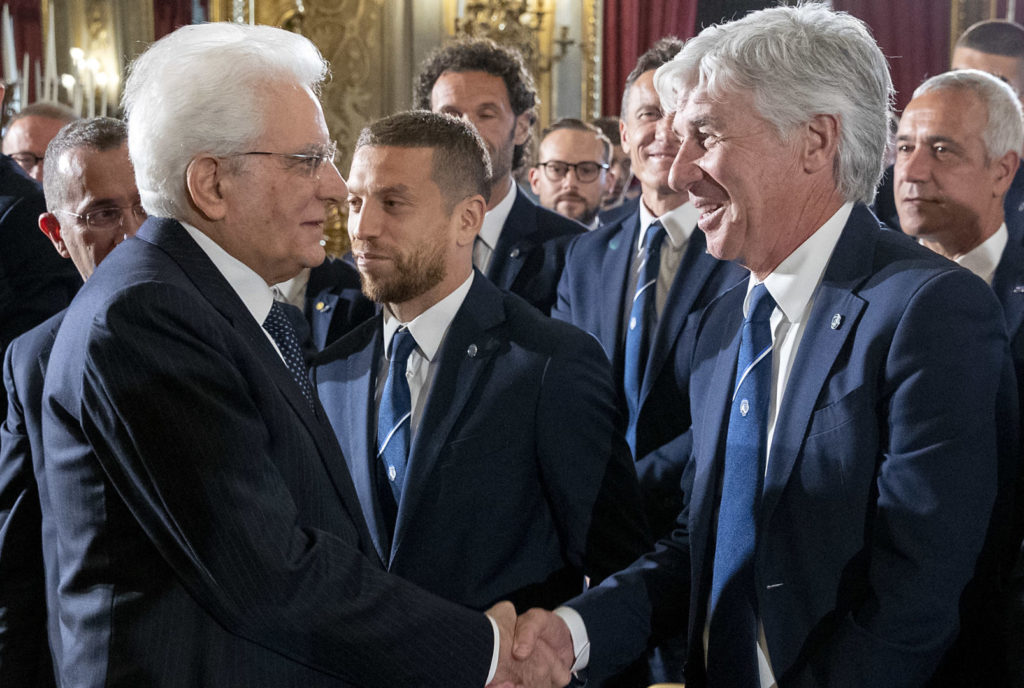 Mattarella riceve l’Atalanta: “Mi auguro società sempre più attente ai vivai”