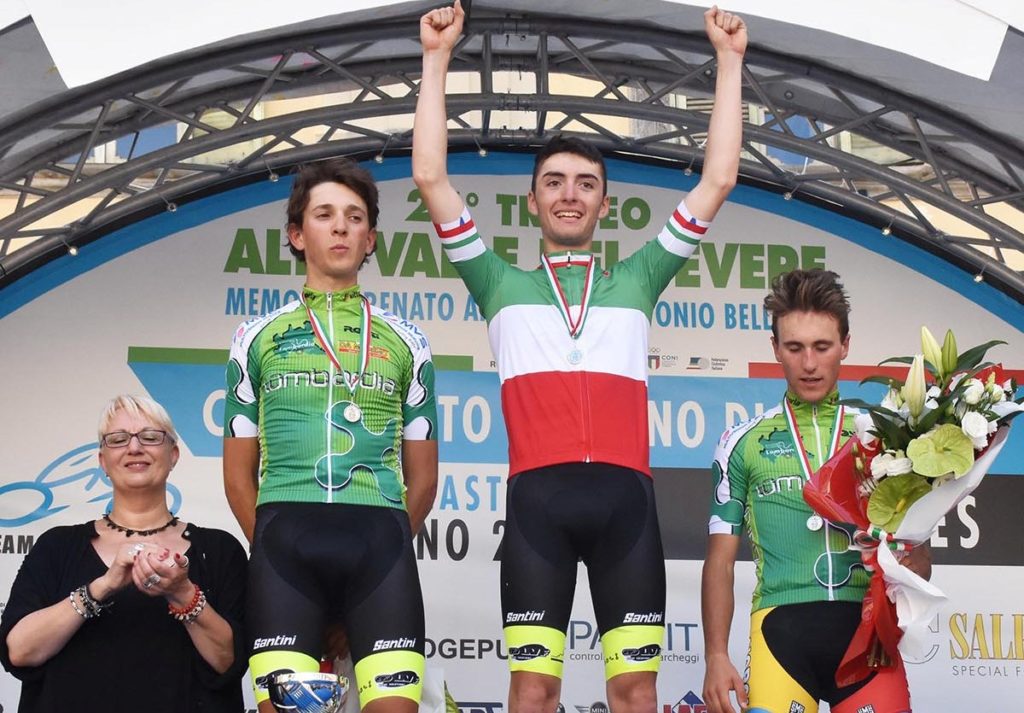 Tripudio tricolore per il Team LVF: Garofoli è campione italiano Juniores, secondo Piccolo