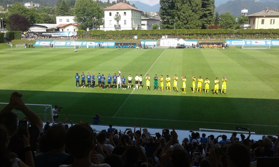 L’Atalanta anticipa il ritiro: “Grazie al Città di Clusone per la gestione di 3 amichevoli”