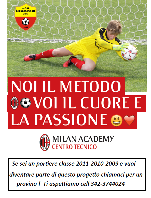 Leva portieri 2011-2010-2009 proposta dallo Scanzorosciate