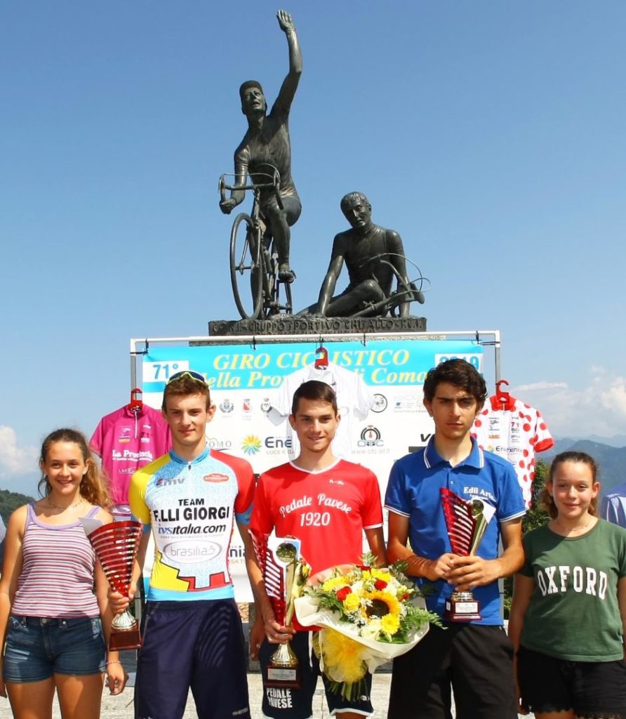Manuel Tebaldi (Team Giorgi) secondo al Ghisallo